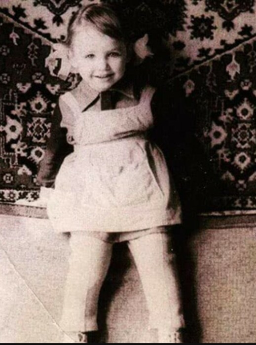 Наталья Лапина в детстве.
