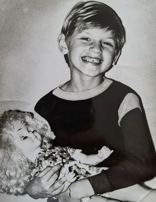 Владислав Лисовец в детстве.