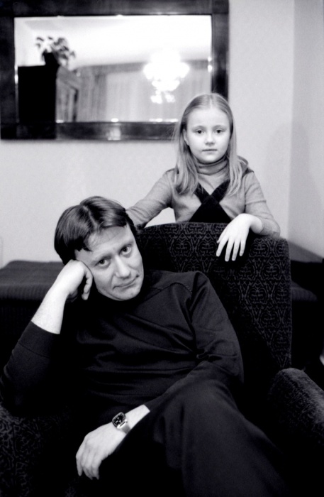 Мария Миронова с отцом.