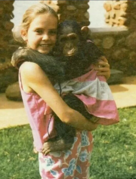 Шарлиз Терон в детстве.