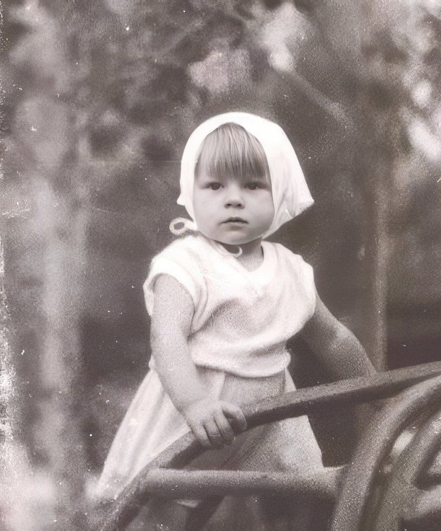 Олеся Фаттахова в детстве.