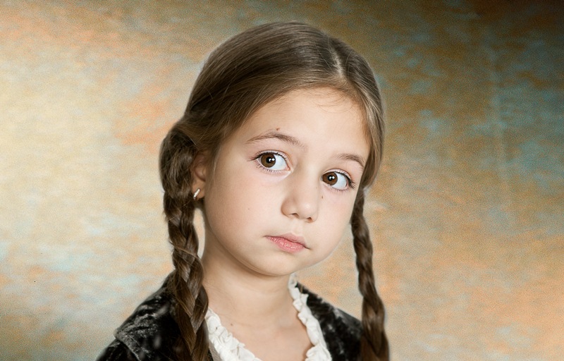 Луиза-Габриэла Бровина в детстве.