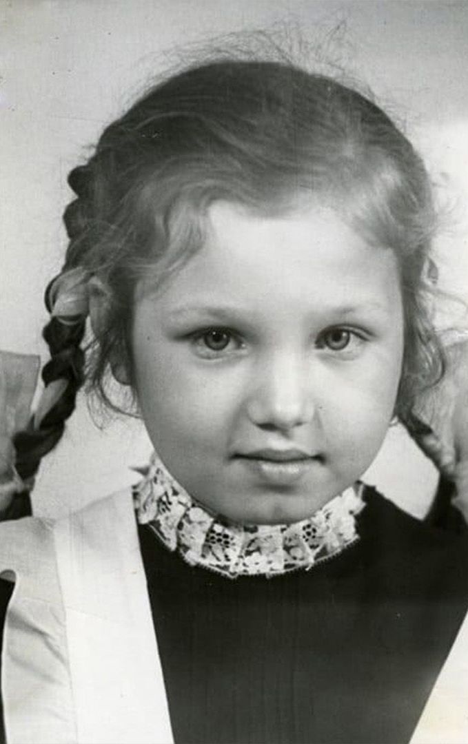 Ирина Климова в детстве.
