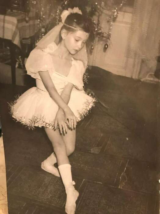 Нонна Гришаева в детстве.