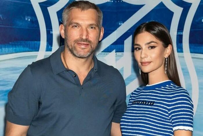 Александр Овечкин и Анастасия Шубская.