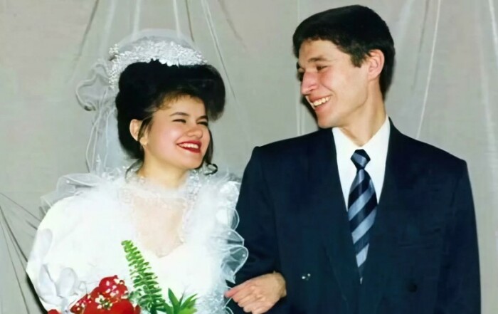 Ирина Круг с первым мужем. Ирина Круг с первым мужем.