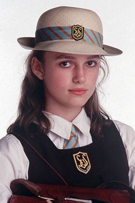 Кира Найтли в детстве. / Фото: pinterest.com