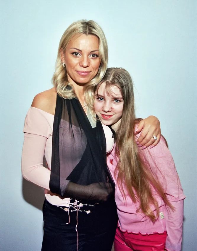 Ирина Салтыкова с дочерью. Ирина Салтыкова с дочерью.