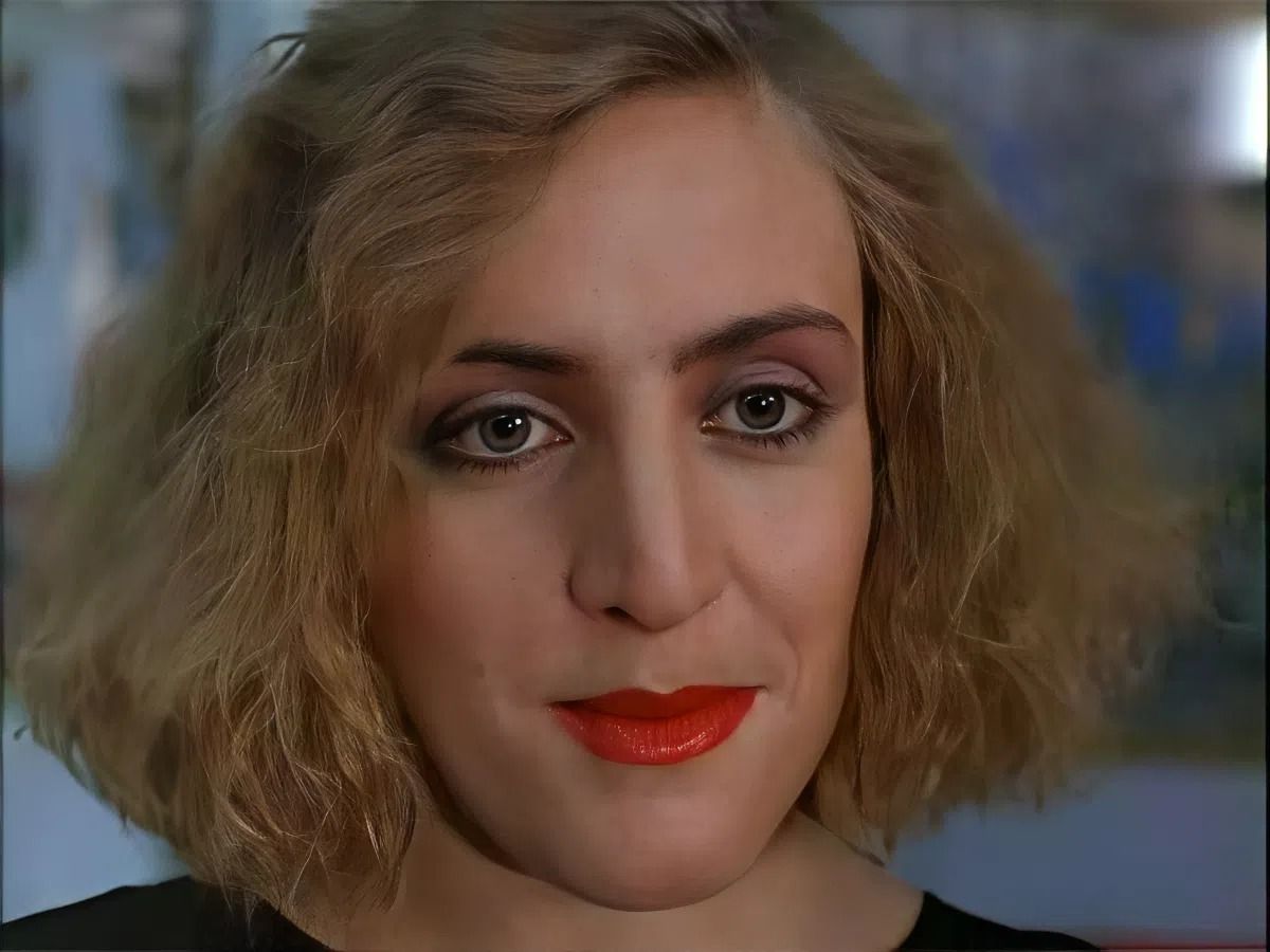 Оксана Байрак в молодости.