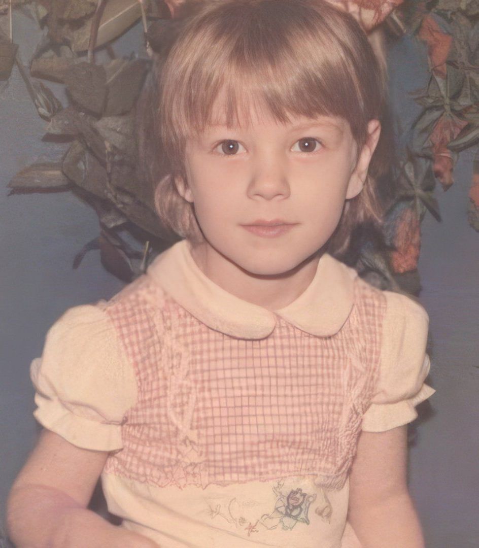 Олеся Фаттахова в детстве.