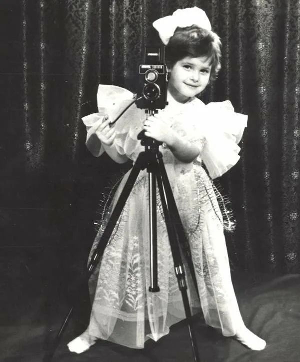 Анна Пескова в детстве. Анна Пескова в детстве.