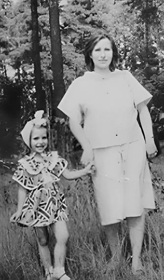 Лилия Рах в детстве.