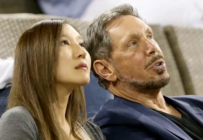 Ларри Эллисон и Джолин Чжу.