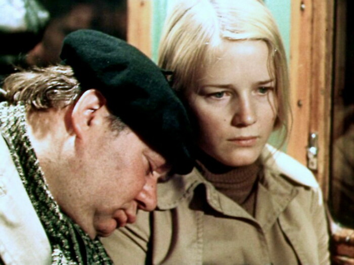 Наталья Егорова и Евгений Леонов в фильме «Старший сын».