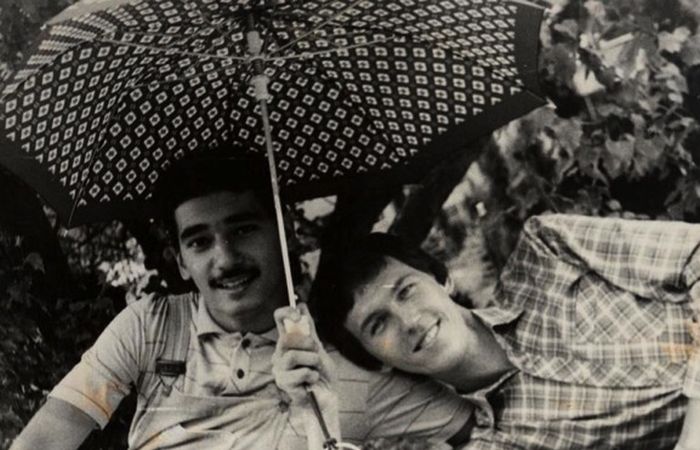 Игорь Наджиев с другом.