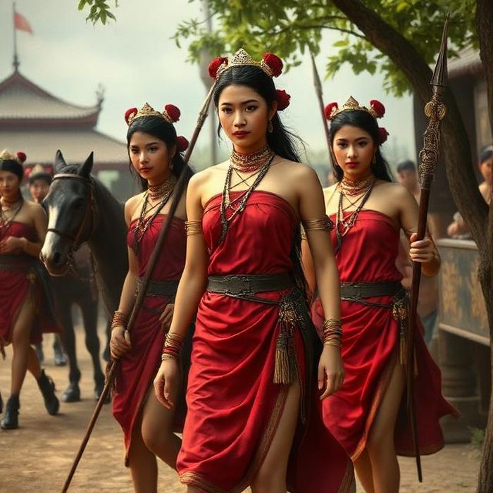 Так могли бы выглядеть сиамские амазонки. Так могли бы выглядеть сиамские амазонки.