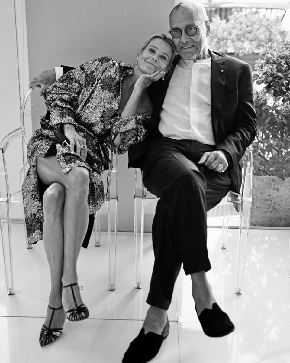 Юлия Высоцкая и Андрей Кончаловский. Юлия Высоцкая и Андрей Кончаловский.