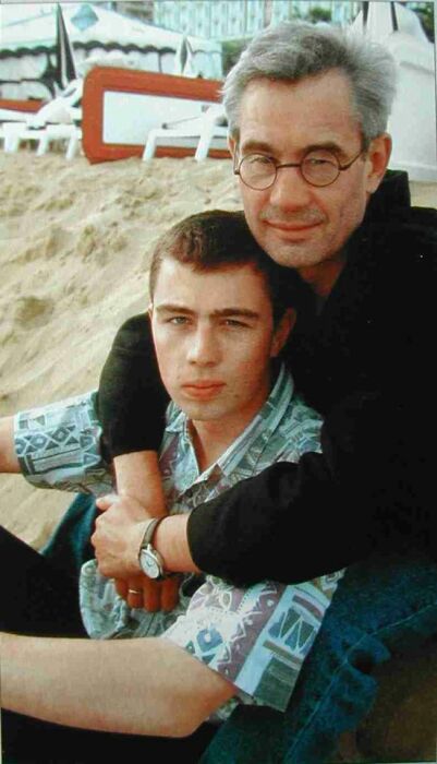 Сергей Бодров-старший с сыном.