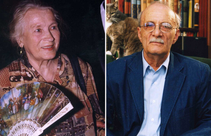 Любовь Соколова и Георгий Данелия.