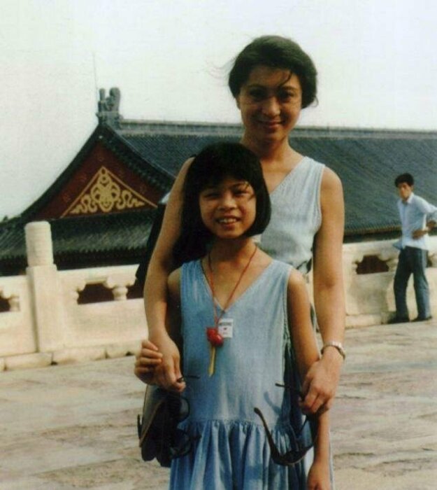 Ванесса Мэй с матерью. Ванесса Мэй с матерью.