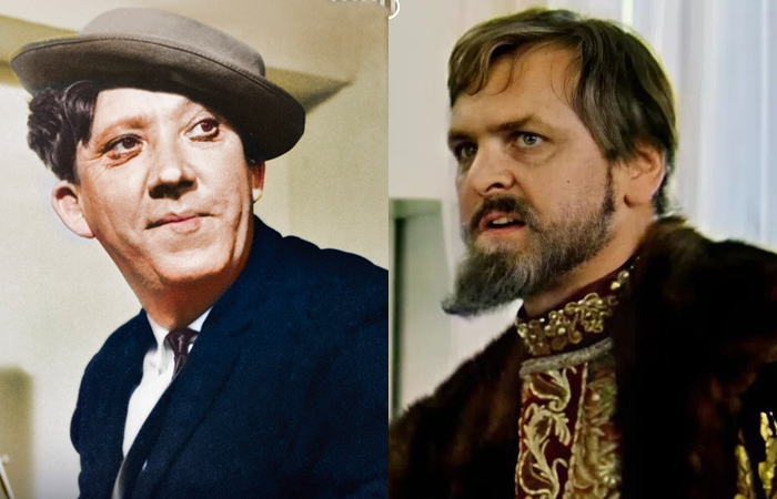 Юрий Никулин и Юрий Яковлев в роли Ивана Грозного.