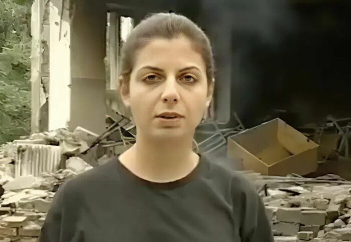 Маргарита Симоньян в Беслане.