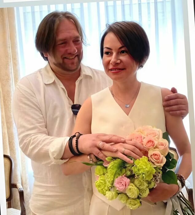 Пётр Красилов и его жена Анастасия. Пётр Красилов и его жена Анастасия.