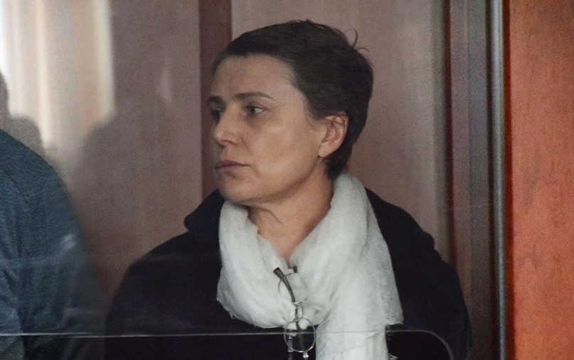 Лилия Рах в зале суда.