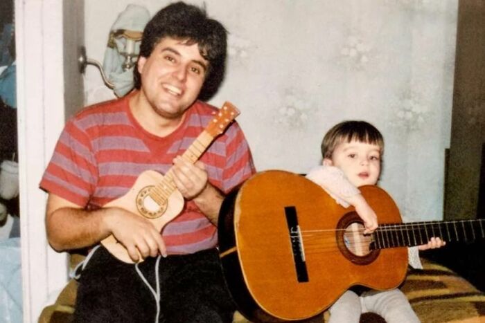 Франк Вильягра с сыном Мигелем. Франк Вильягра с сыном Мигелем.