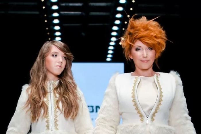 Елена Воробей с дочерью / Фото: tvcenter.ru