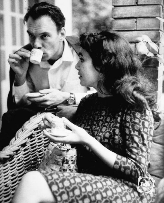 Гитана Леонтенко и Алексей Баталов.