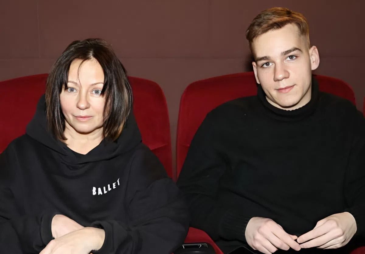 Евгения Добровольская с сыном Яном.