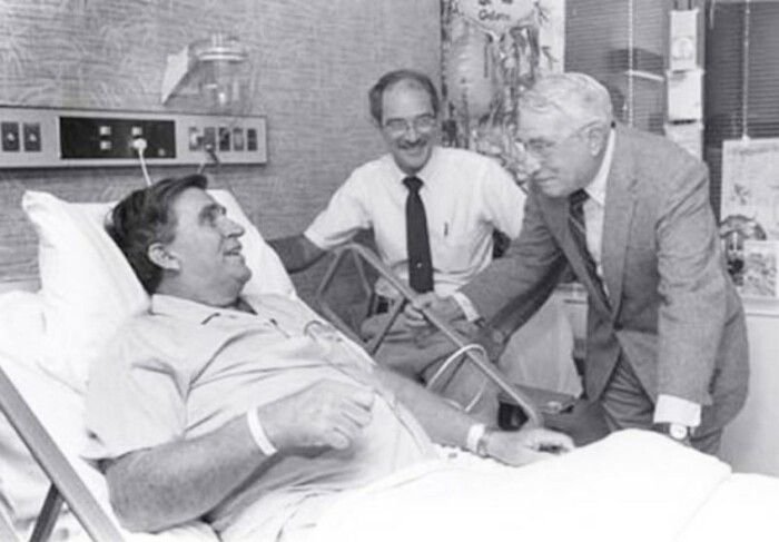 Чемпион, Томпсон и Морабито в 1988 году.