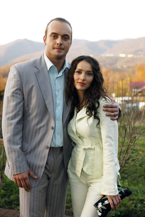 Юлия Зимина и Максим Щёголев. / Фото: madaw24.ru