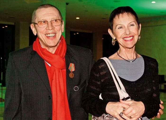 Валерий Золотухин с женой Тамарой.