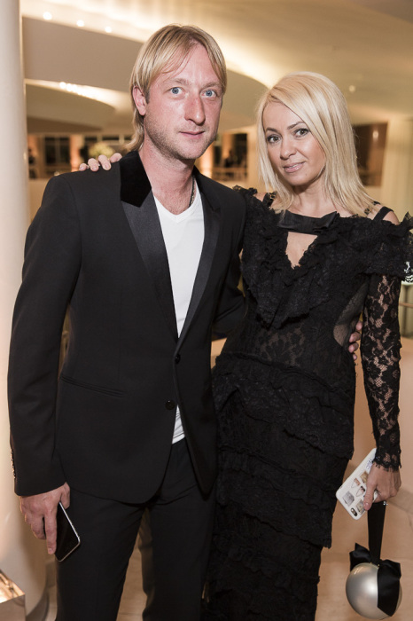 Евгений Плющенко и Яна Рудковская.