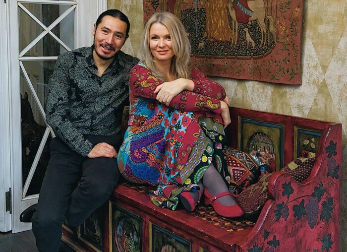 Анастасия Немоляева и Вениамин Скальник. / Фото: pinterest.com