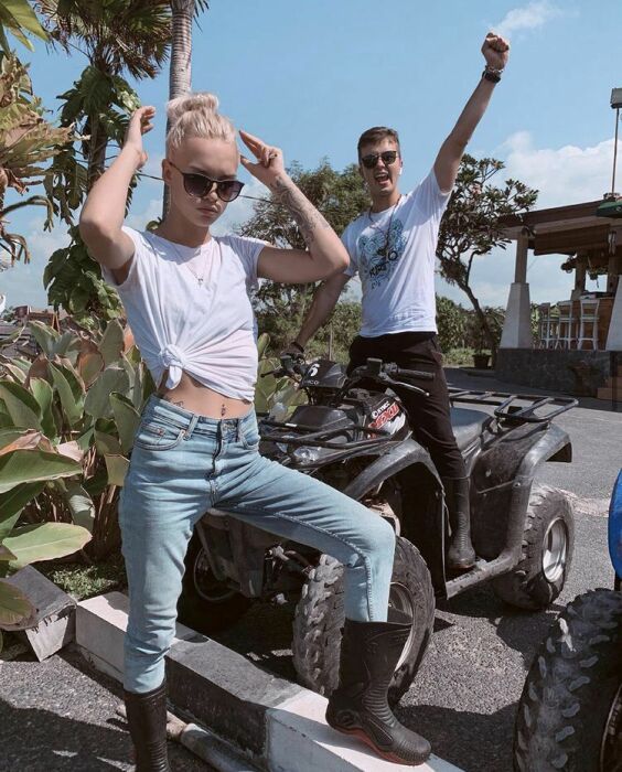 Диана Шурыгина и Денис Ребров. Диана Шурыгина и Денис Ребров.