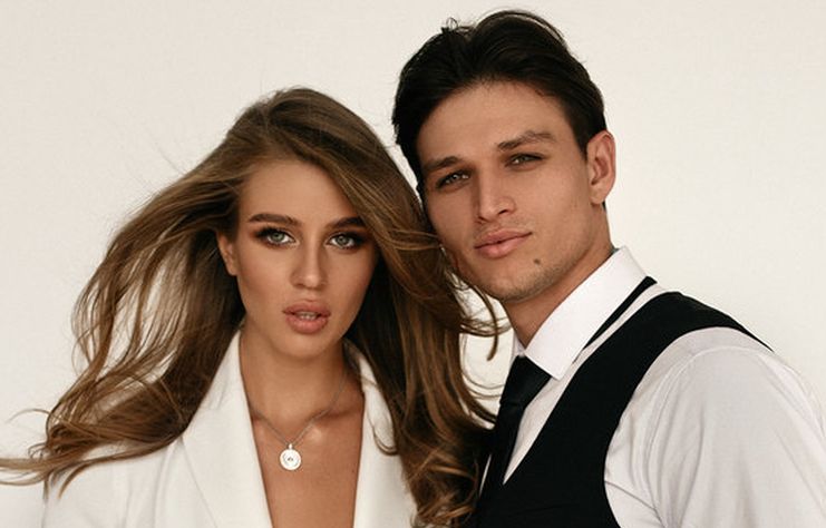 Яна Левенцева и Влад Романов. Яна Левенцева и Влад Романов.