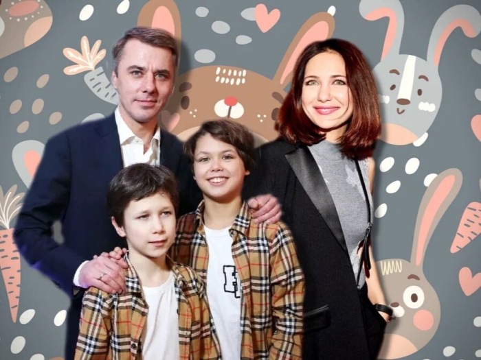 Екатерина Климова и Игорь Петренко с сыновьями. Екатерина Климова и Игорь Петренко с сыновьями.