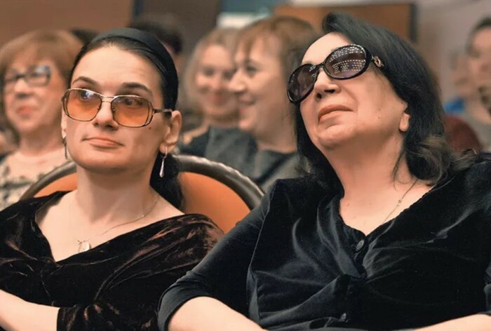 Гитана Леонтенко с дочерью.