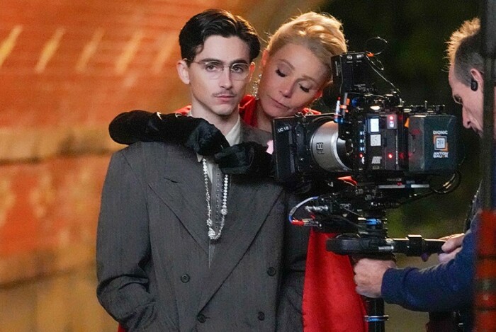 На съёмках фильма «Марти Превосходный».