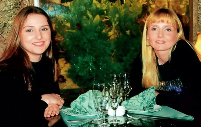 Екатерина Зинченко с дочерью.