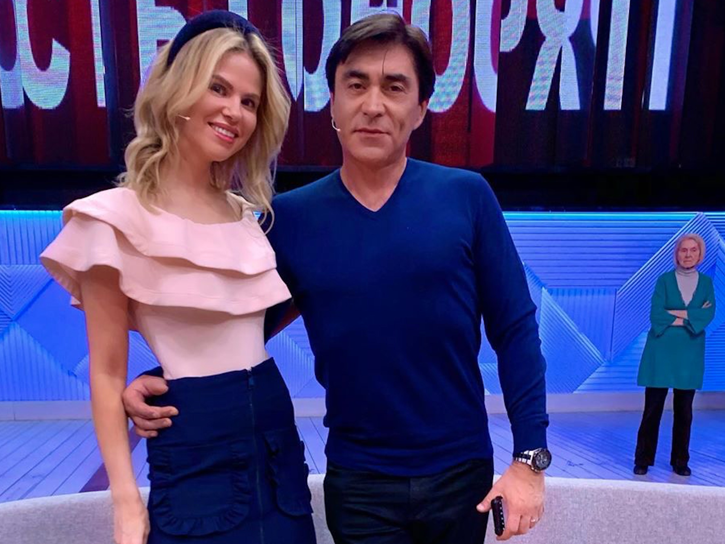 Степан Джигарханян и Ольга Казаченко.