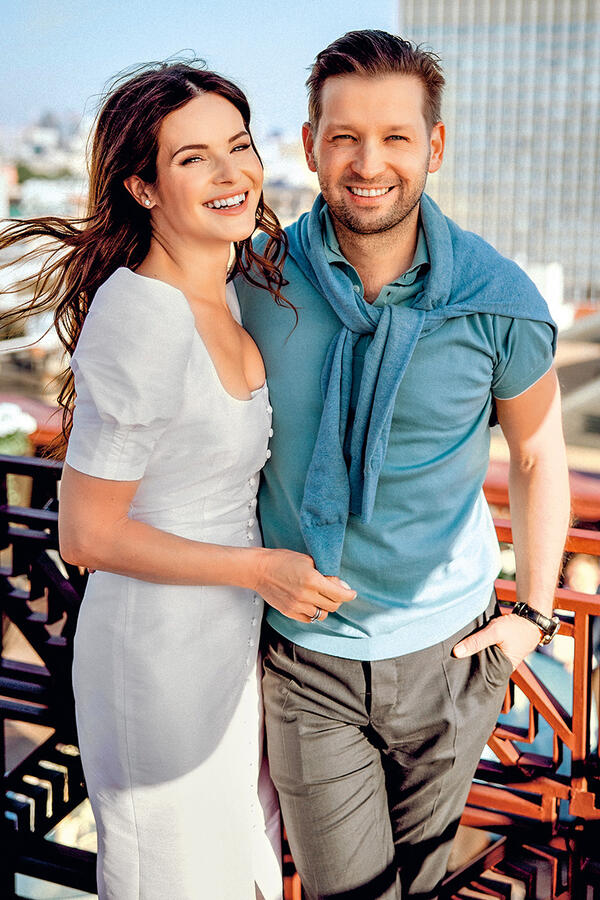 Анна Пескова и Дмитрий Пристансков. Анна Пескова и Дмитрий Пристансков.