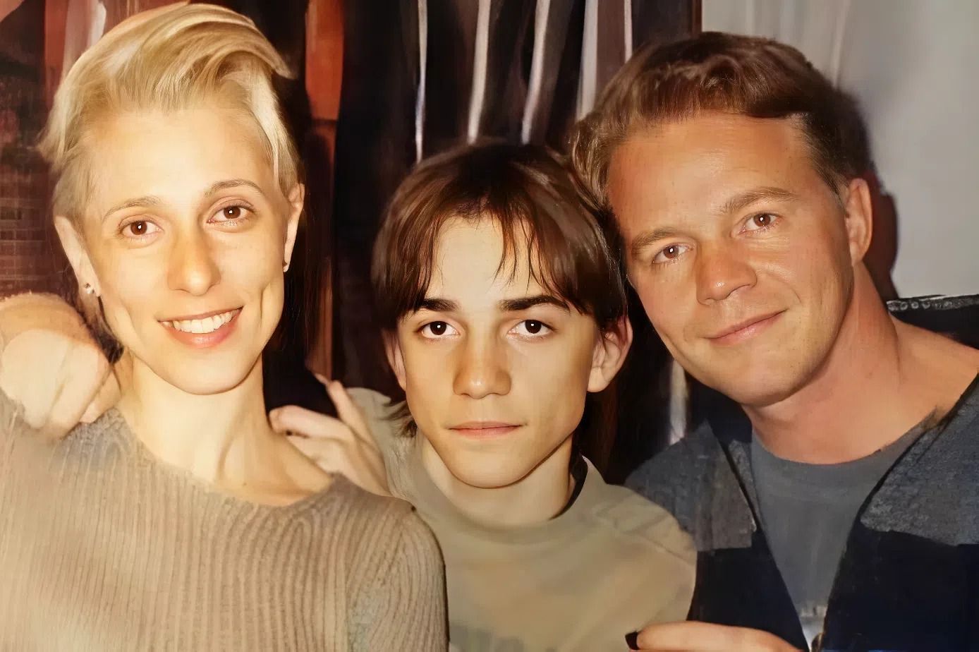 Юлия Рутберг и Александр Кузнецов с сыном. Юлия Рутберг и Александр Кузнецов с сыном.