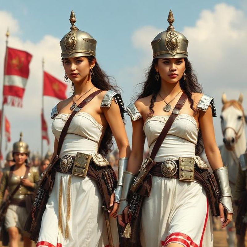 Так могли бы выглядеть сиамские амазонки. Так могли бы выглядеть сиамские амазонки.