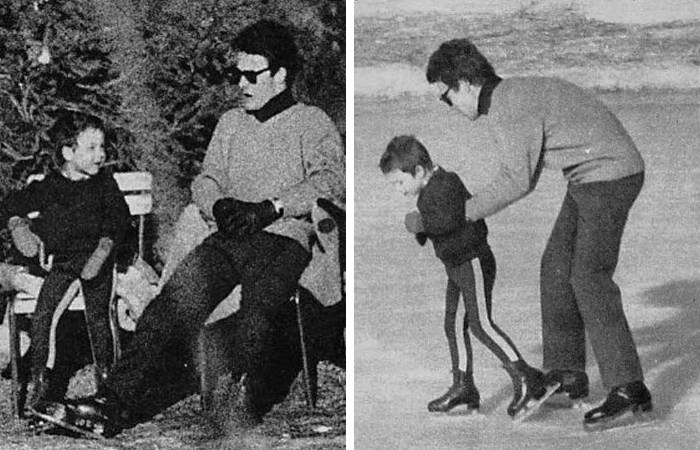Жак Шарье с сыном