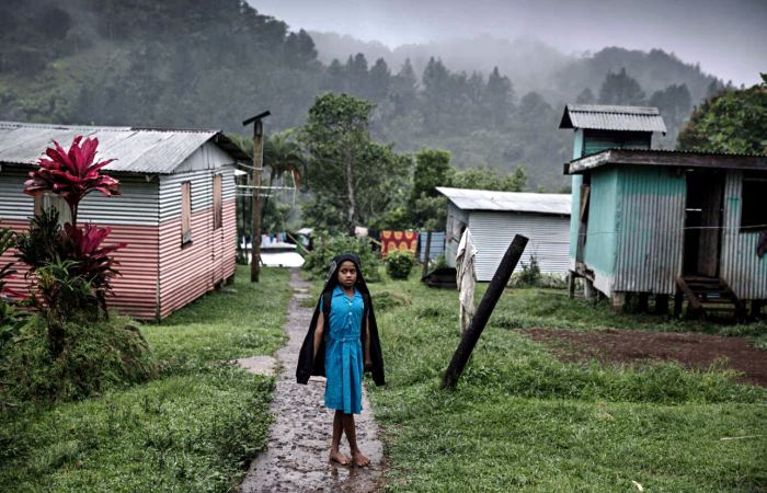 Типичное поселение на островах 