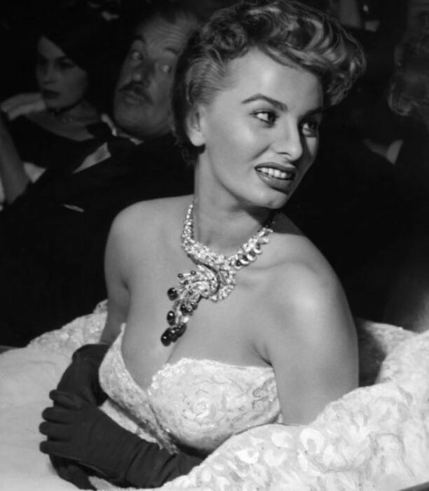 Бриллиантовое колье Софи Лорен